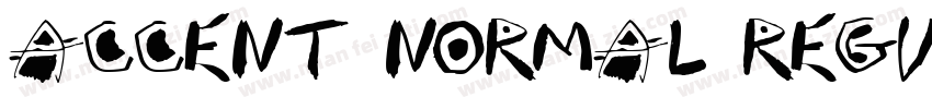 accent normal Regula字体转换